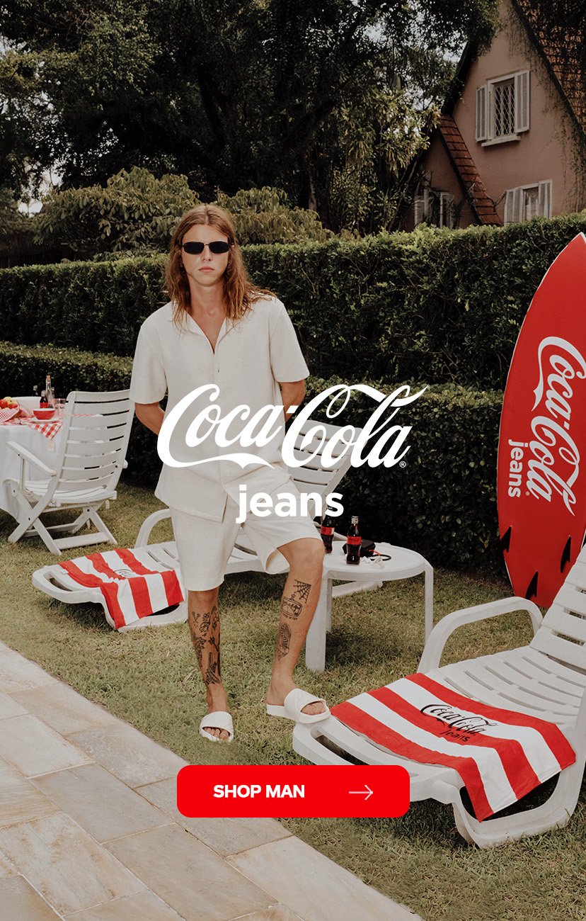 coca cola jeans homem