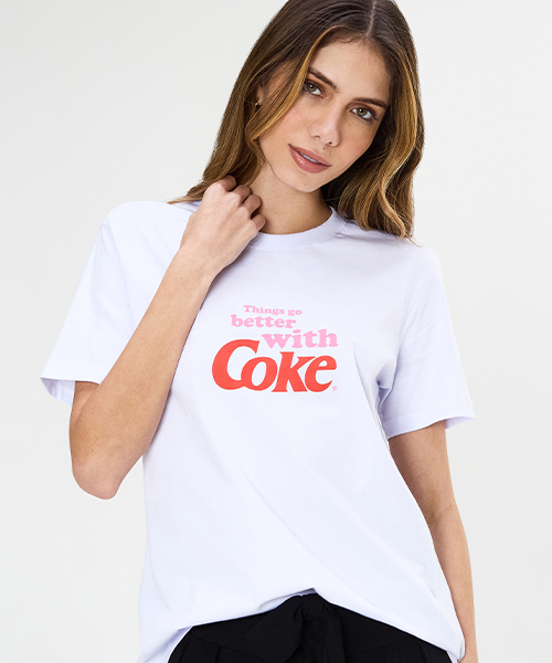1 camiseta feminina coca cola coke 21290 996