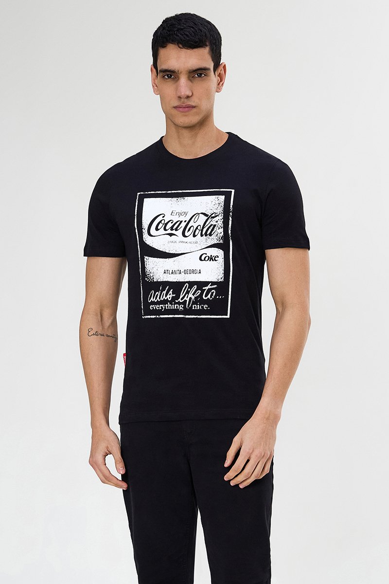 Camiseta Bordô Enjoy Coca-Cola Classic - Revendedor Oficial!