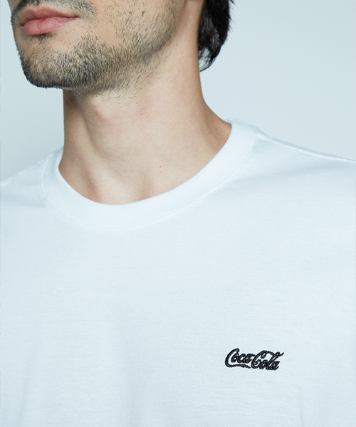 camiseta masculina basica coca cola marinho