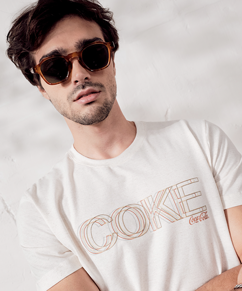 camiseta linen comfort coke