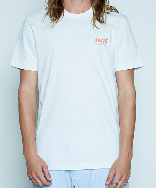 camiseta coca cola branca