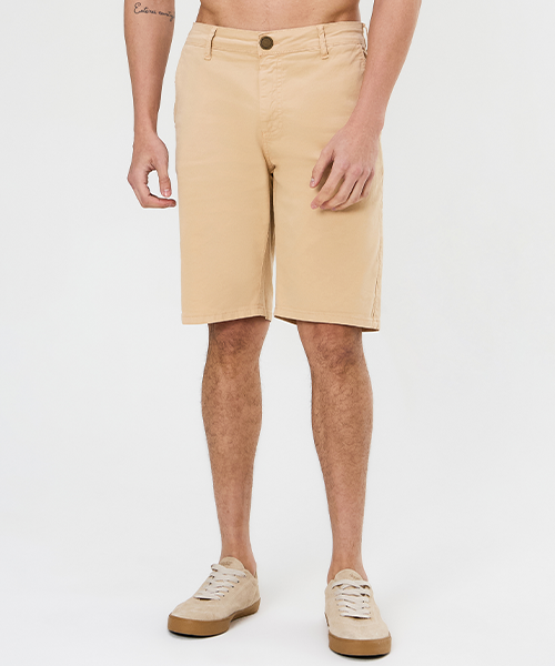 1 bermuda sarja bege masculina coca cola 20071