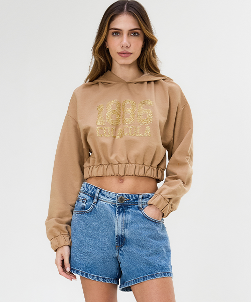 1 short jeans curto feminino london coca cola 20049