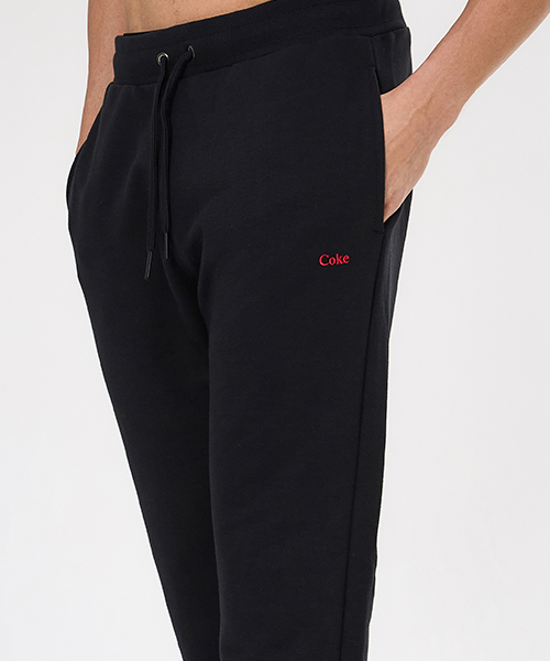 1 calca jogger moletom preta coke coca cola 21145
