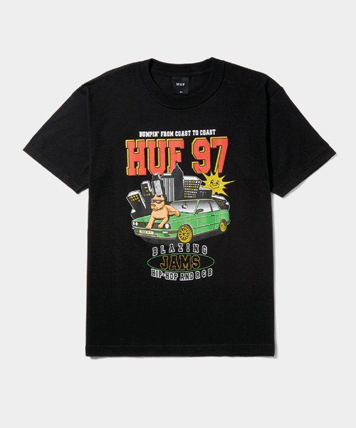 camiseta preta TS02028 BLAZING JAMS SS TEE