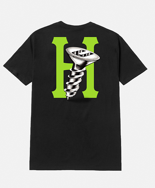 camiseta preta TS01851 HARDWARE SS TEE