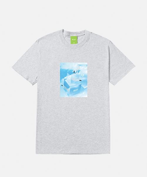 camiseta mescla huf TS01840 CLOUDED S S TEE