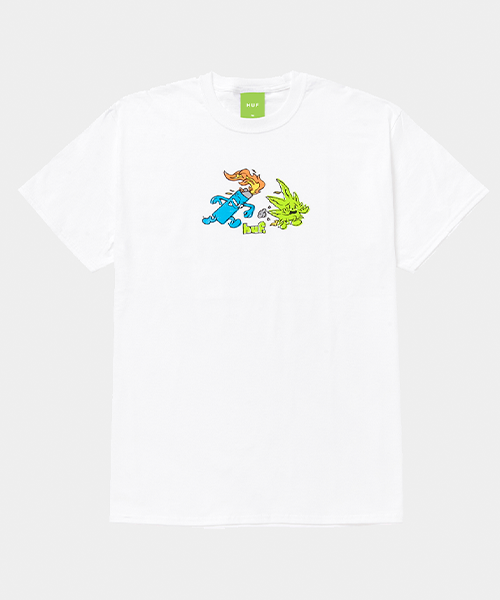 camiseta branca huf TS01837 FRENEMIES SS TEE