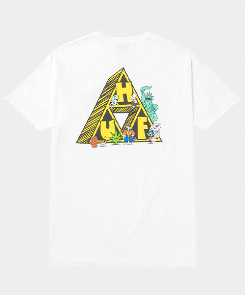 camiseta branca huf TS 01756 FRONT WHIT