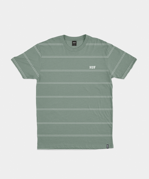 1 kn432 camiseta listrada verde huf 1