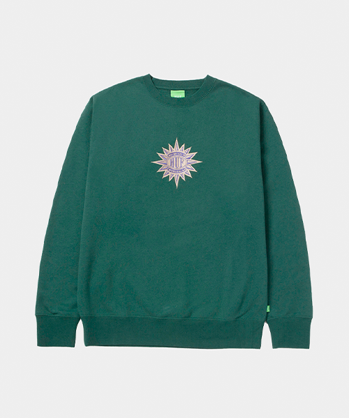 1 moletom huf PF 00542 FRONT GREEN