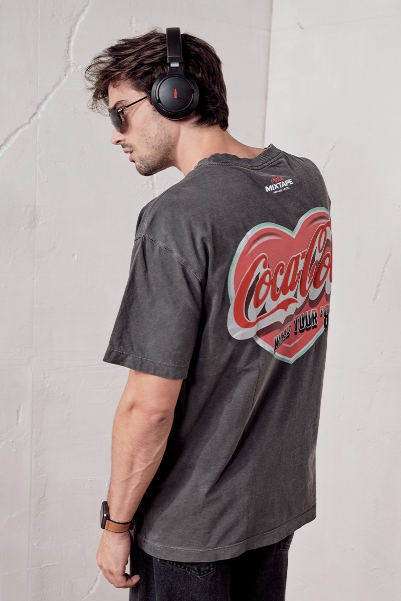 Camiseta Oversized Mixtape Tour Coca-Cola