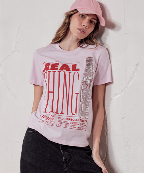 camiseta mixtape real thing coca cola 21836