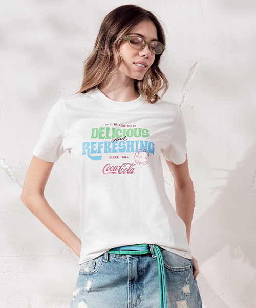 t shirt feminina delicious coca cola 21506