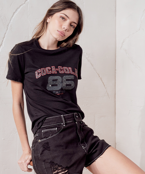 camiseta feminina coca cola 86 21795