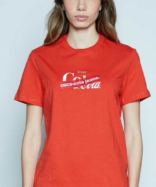 camiseta ennjoy coke vermelha coca cola 21793