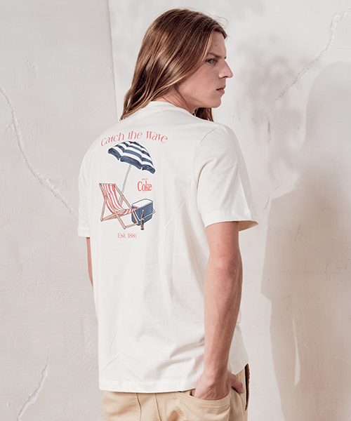 camiseta catch the wave coca cola 21636