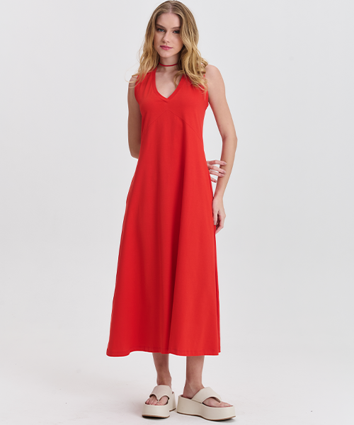 vestido vermelho coca cola jeans 130007