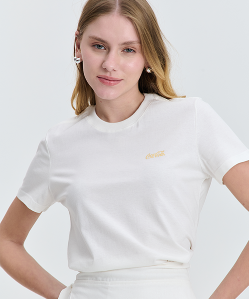 camiseta basica coca cola gold 200025