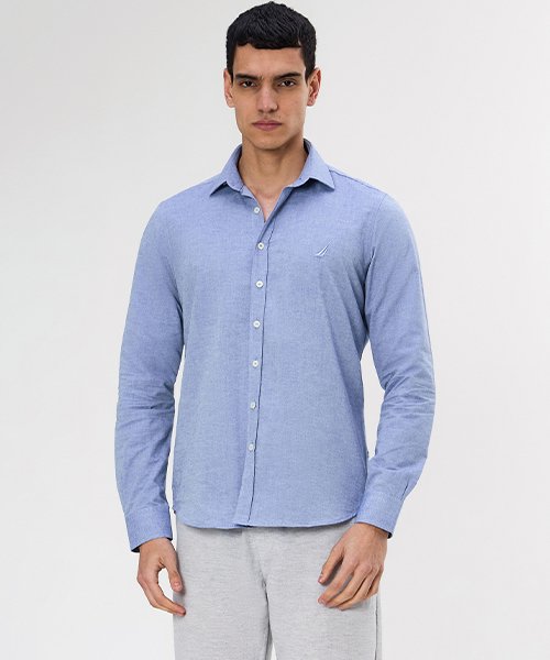 camisa oxford nautica azul 12090004jpg