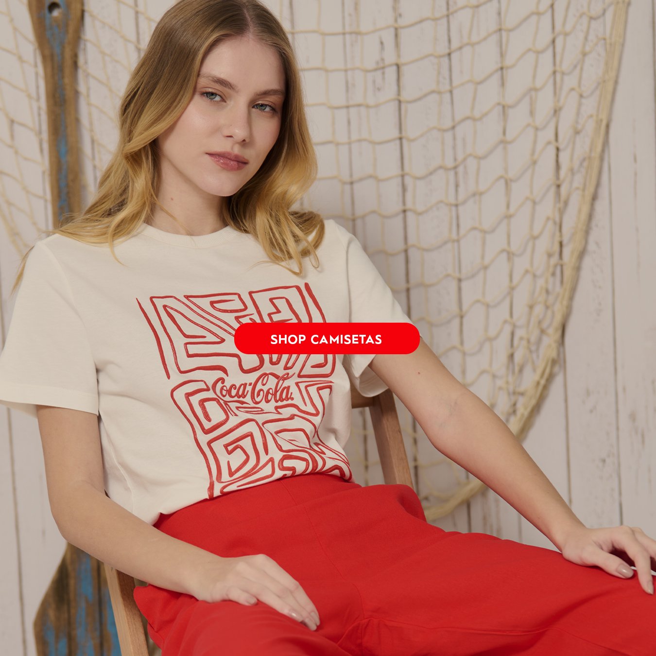 verao lancamento camisetas feminino coca cola