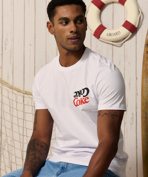 camiseta coke branca coca cola 21313