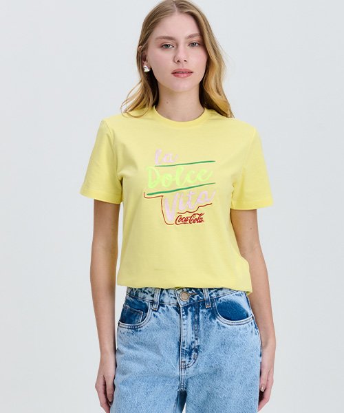 camiseta la dolce vita coca cola 200026