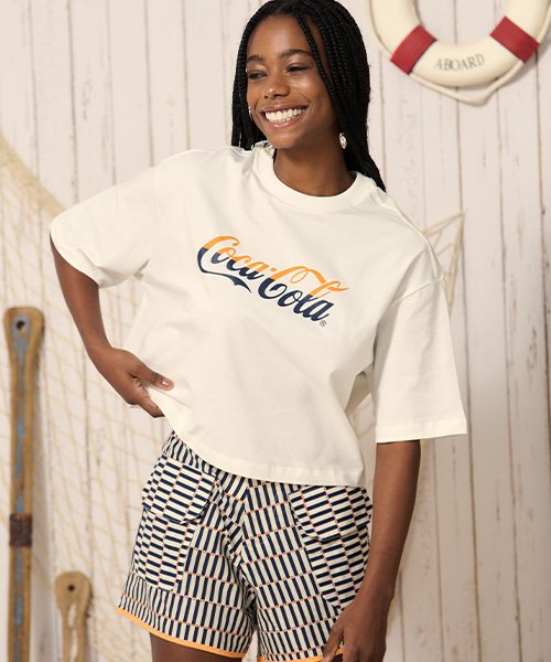 camiseta cropped ampla coca cola 20035
