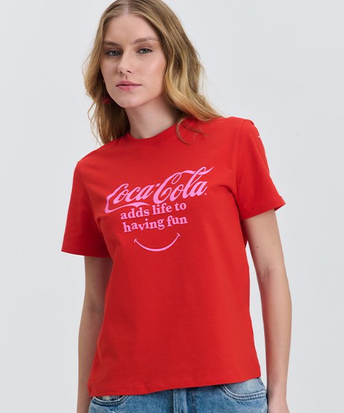 camiseta vermelha coca cola 21501