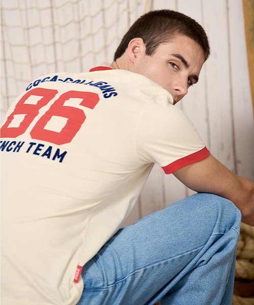 camiseta coca cola jeans 86