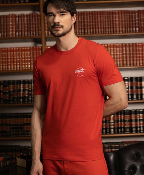 camiseta coca cola vermelha 240061