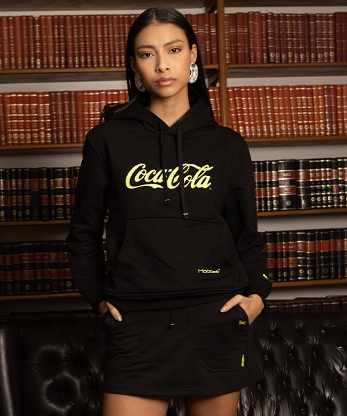 moletom bratcore com capuz coca coca feminino 380007