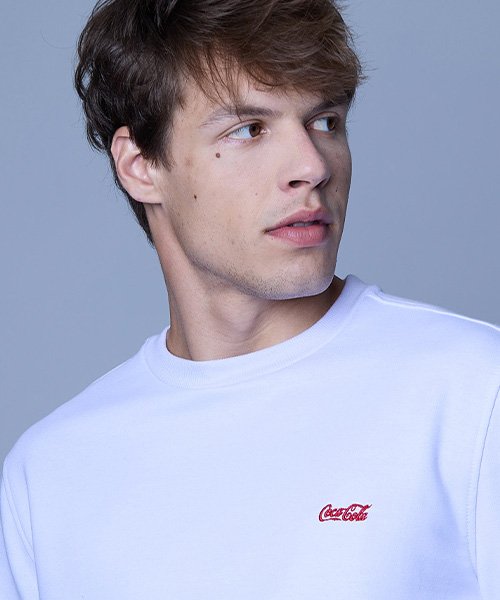 moletom branco basico coca cola 300006