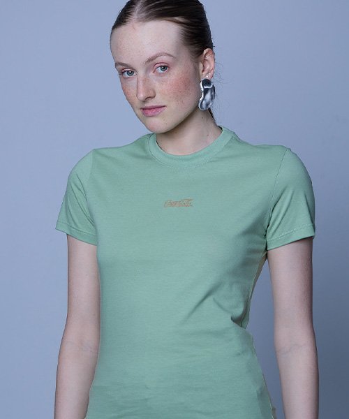 camiseta menta coca cola foil 200075